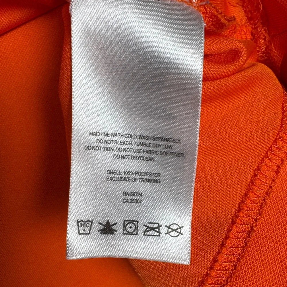 Columbia Omni-Wick Orange Performance T-Shirt Mens 4X Big and Tall Short Sleeve